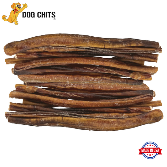 Bully Sticks 12 Inch, 30 Unit Bulk Box, Zero Odor, Made in USA, USA Beef