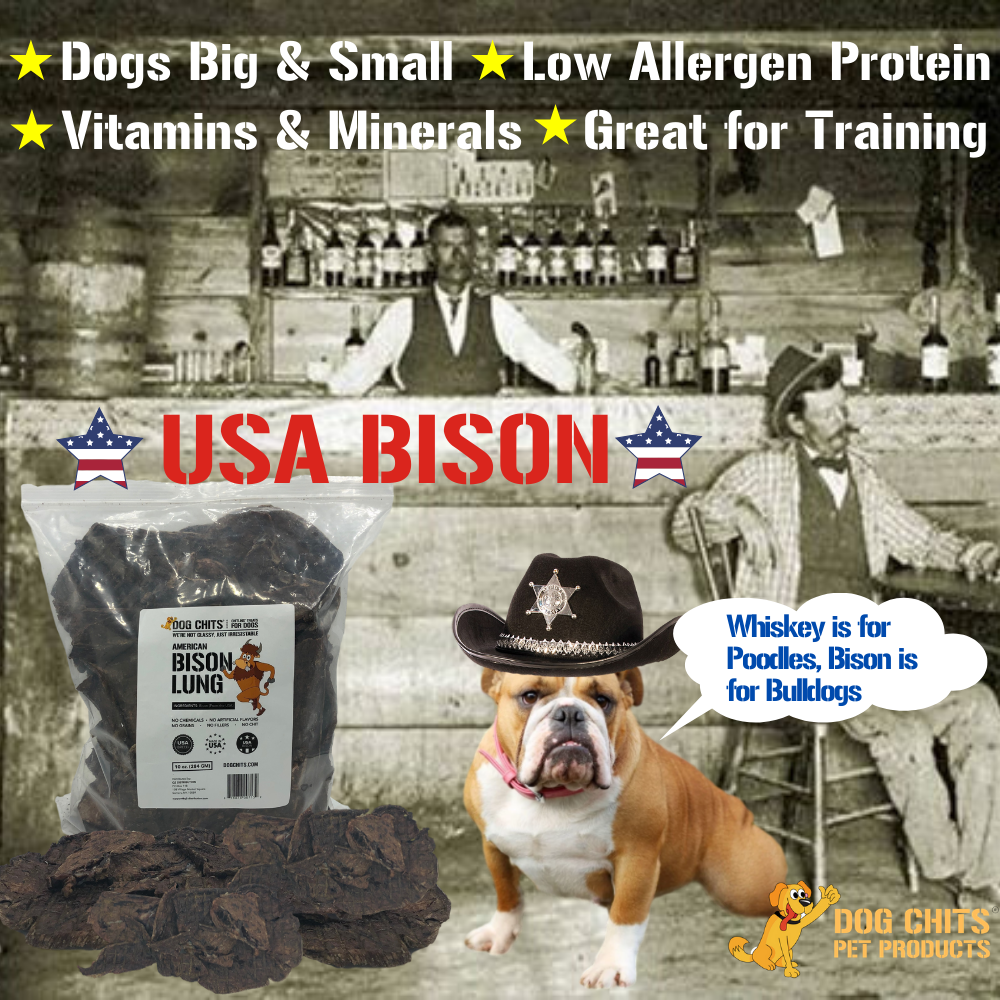 Bison Lung dogs love 