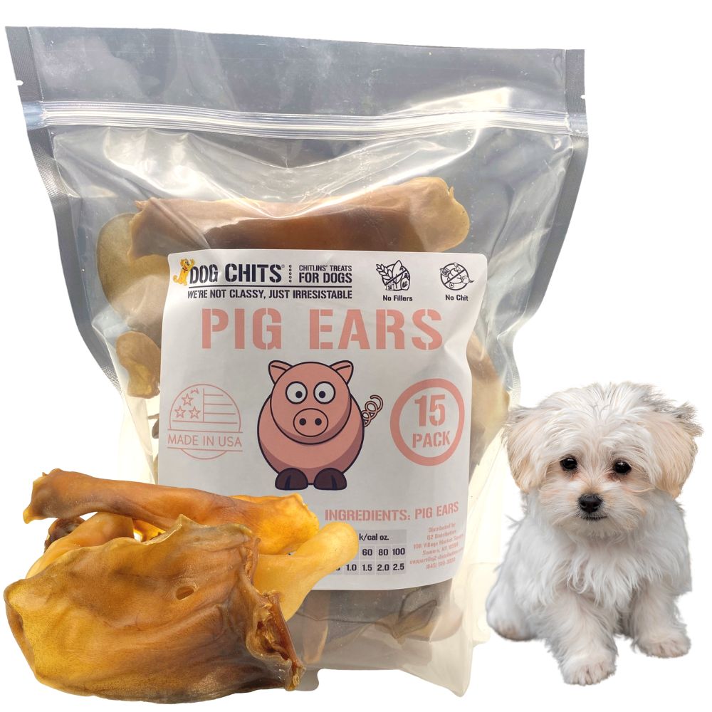 Pig Ears, Medium, 15 Pack