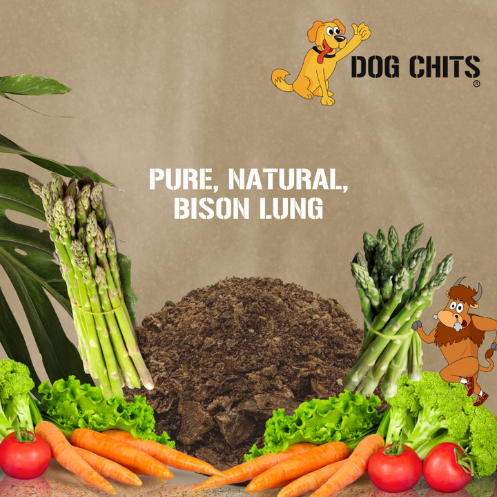 Bison Lung Food Topper for Dogs - 7 oz