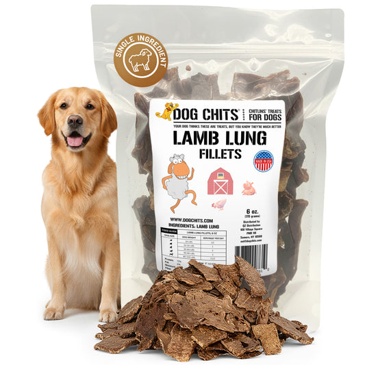 Lamb Lung Fillets for Dogs - 6 oz.