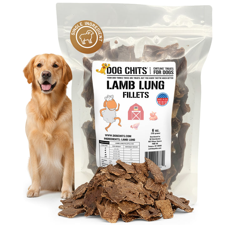 Lamb Lung Fillets for Dogs - 6 oz.