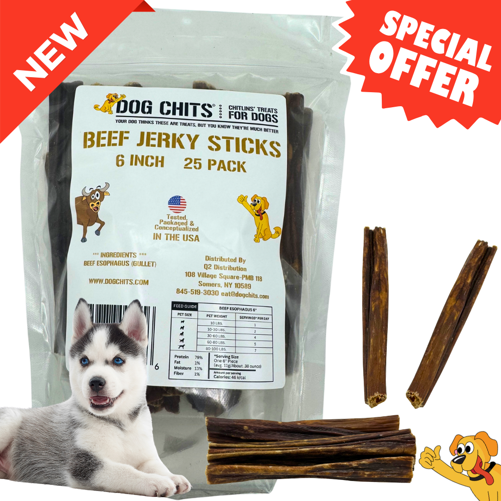 Beef Jerky 6 Inch Sticks 25 Pack