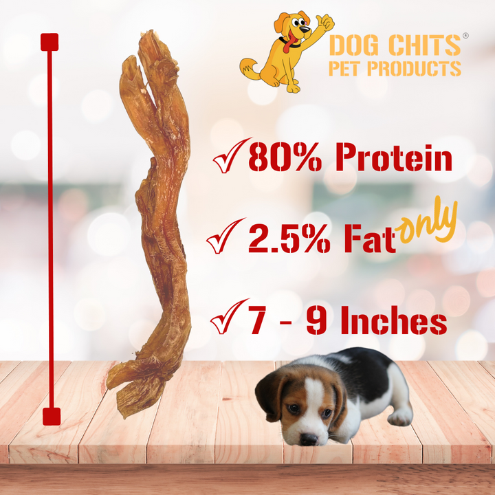Beef Tendons, 7-9 Inch, 6 Pack