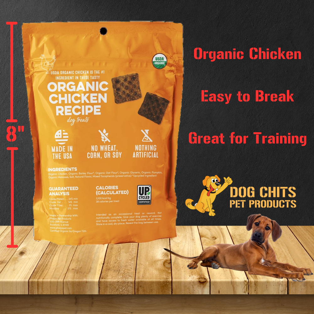 Organic Chicken Jerky Soft Chews for Dogs - 4 oz.