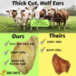 Cow Half Ears for Dogs, Large, 10 Pack