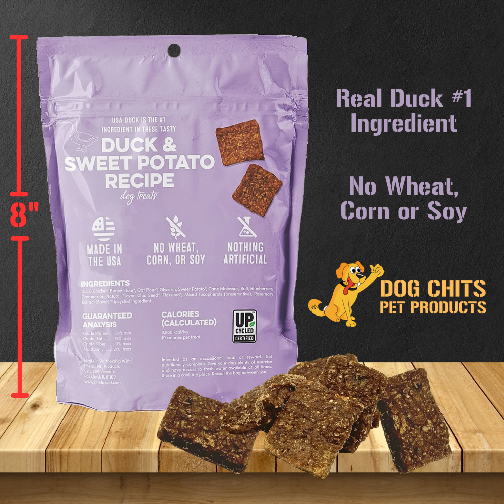 Duck and Sweet Potato Dog Chews - 4 oz.