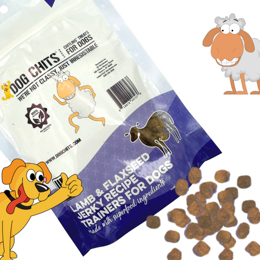 Lamb and Flaxseed Premium Dog Treats - 4 oz