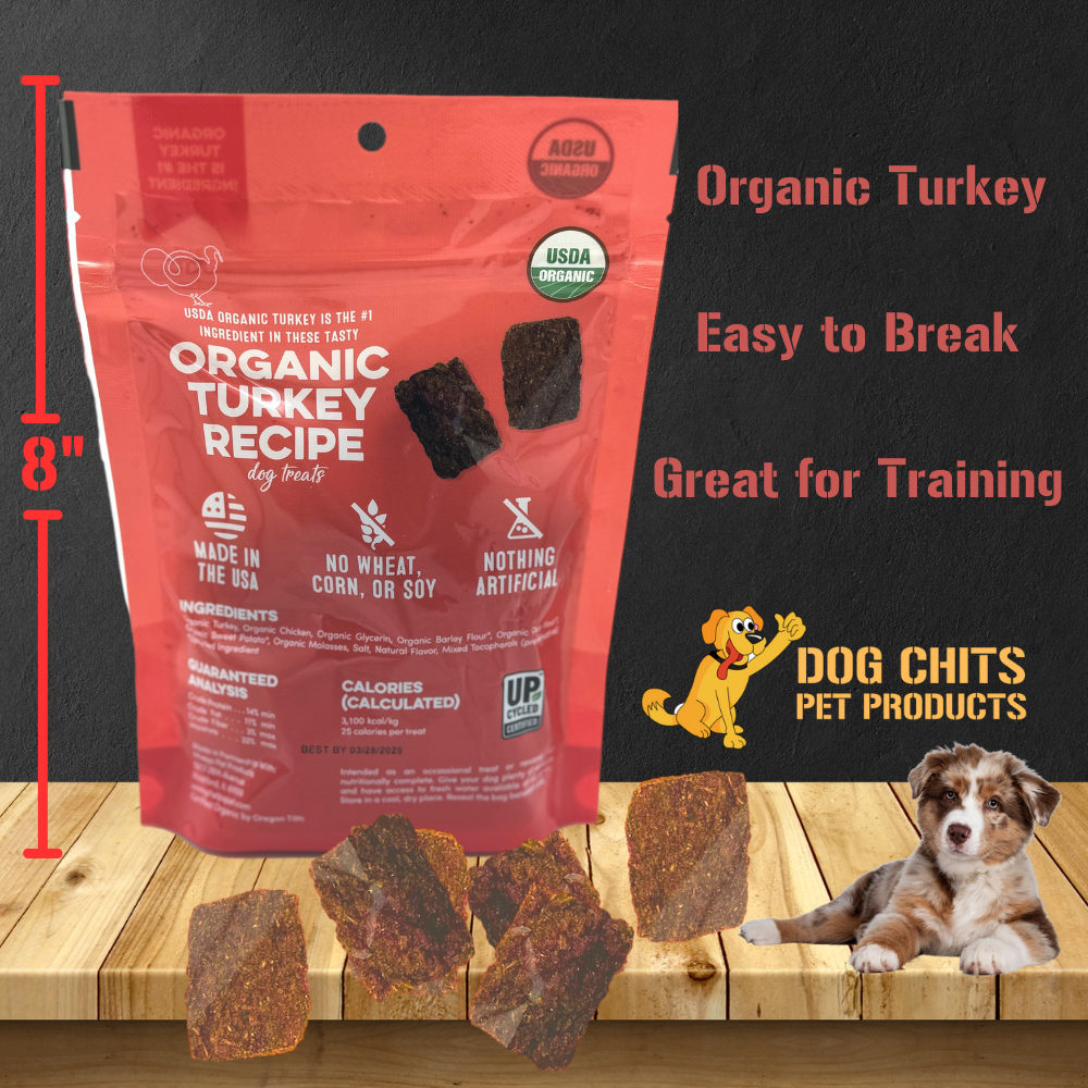 Organic Turkey and Sweet Potato Dog Chews - 4 oz