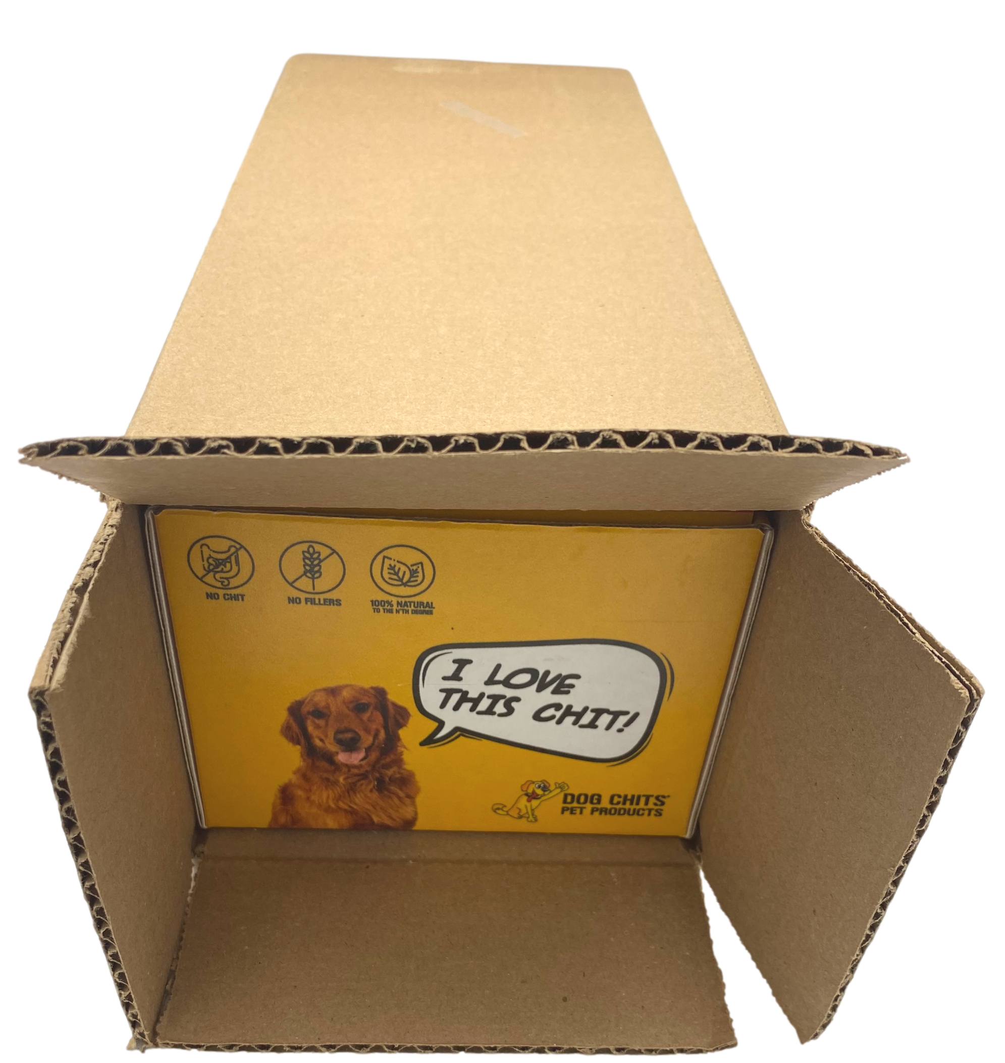 Beef Collagen Sticks, 6" 50 Pack, Open Top Bin Box (WHOLESALE ONLY)