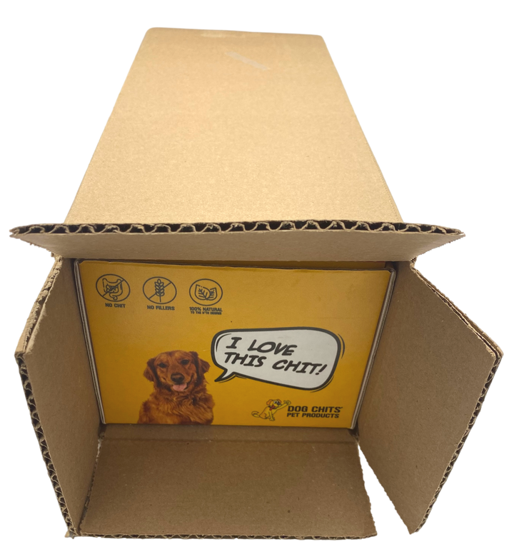 Braided Bully Sticks, 6" 40 Pack, Open Top Bin Box (WHOLESALE ONLY)