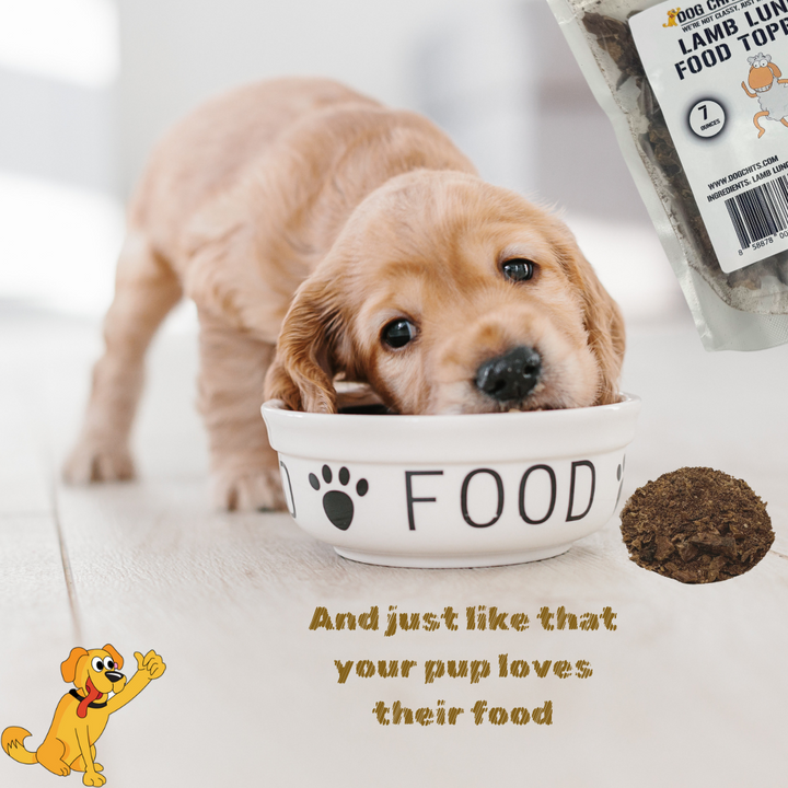 Lamb Lung Food Topper for Dogs - 7 oz