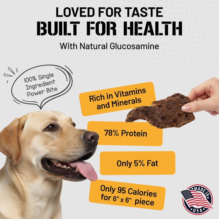 Bison Lung Fillet Treats for Dogs - 10 oz