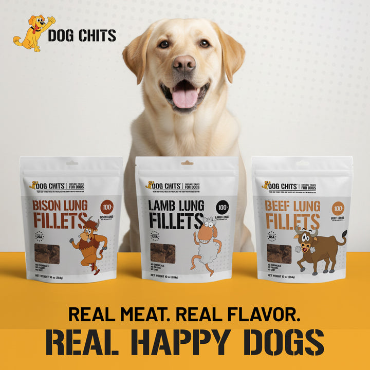 Bison Lung Fillet Treats for Dogs - 10 oz