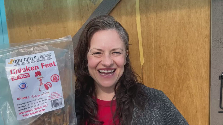 Chicken Feet, 30 Pack (Nails Removed)