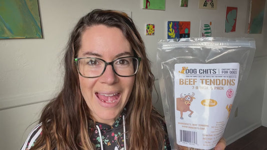 Beef Tendons, 7-9 Inch, 6 Pack