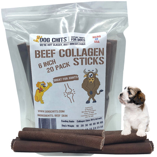 Collagen Sticks, 6 Inch, 20 Pack