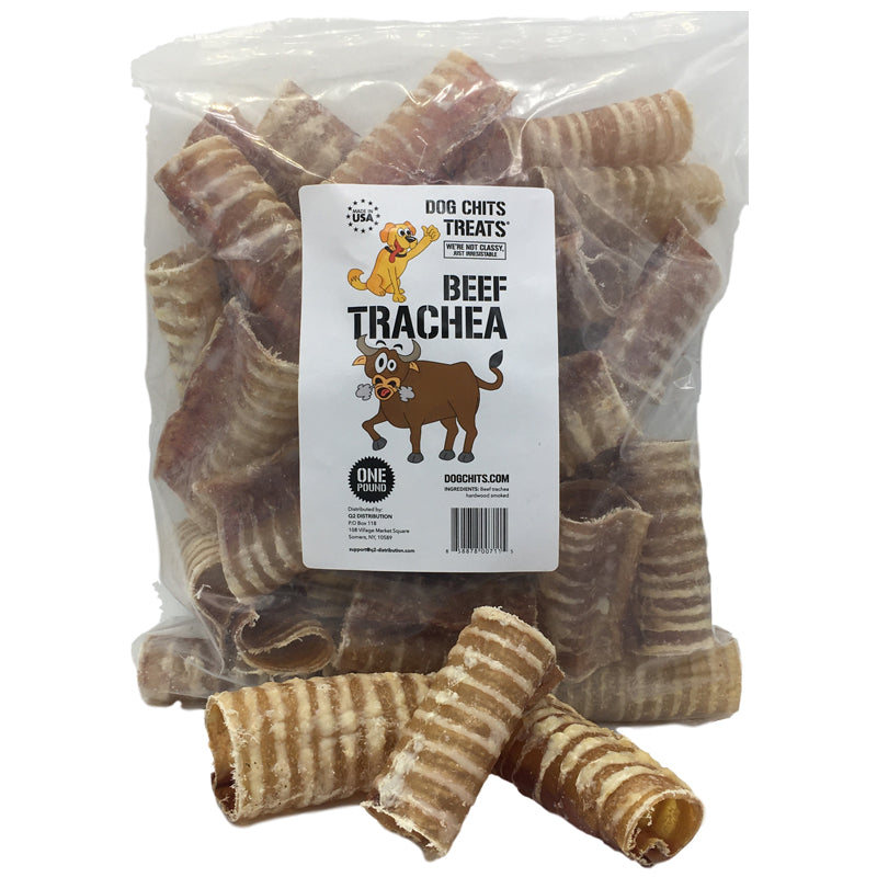 Beef Trachea Dog Treats - 1 lb. (3"-4" pieces)