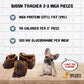 Bison Trachea Dog Treats, 2-3 Inch Pieces, 8 oz.