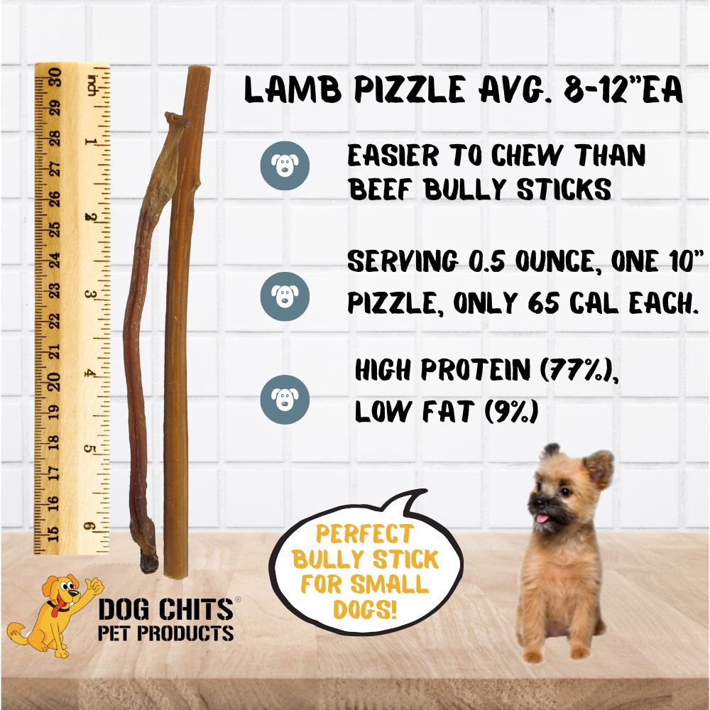 Lamb Pizzle, 8 oz. (Lamb Bully Sticks)