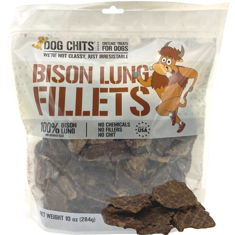 Bison Lung Fillet Treats for Dogs - 10 oz